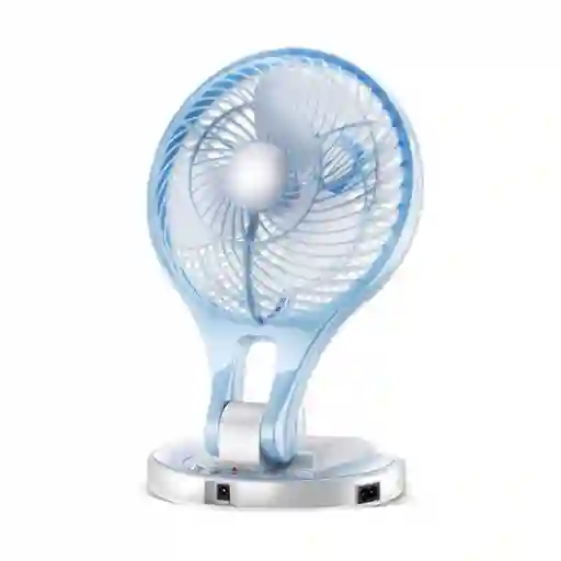 Mini Ventilador Portátil Recargable Led De Dos Intensidades