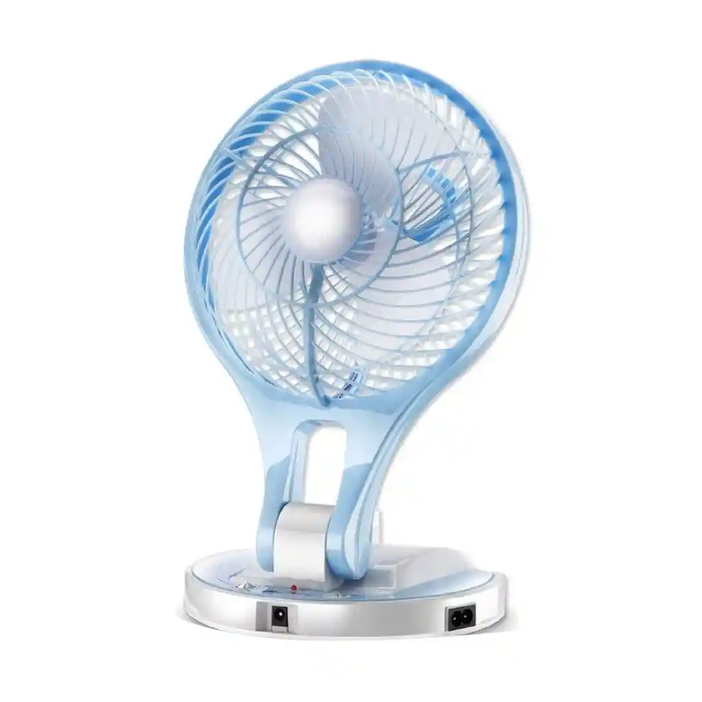 Mini Ventilador Portátil Recargable Led De Dos Intensidades