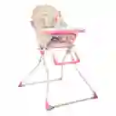 Infanti Comedor Para Bebe Silla Alta Candy Rosada Plegable