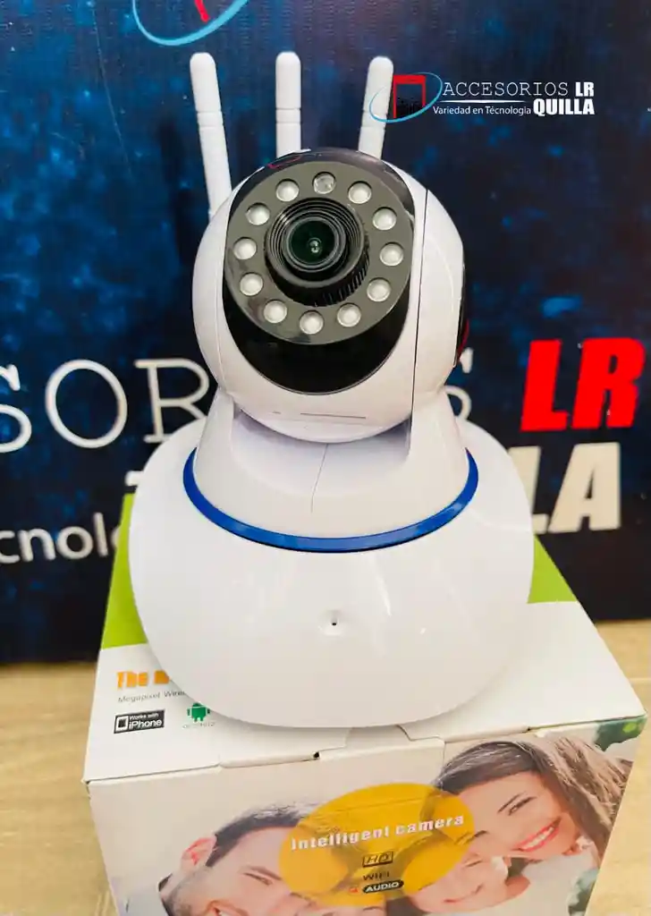 Camara Robotica Inalambrica Wifi 3 Antenas 360º