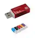 Multilector De Memoria Usb 2.0/ Lector De Memorias 4 En 1