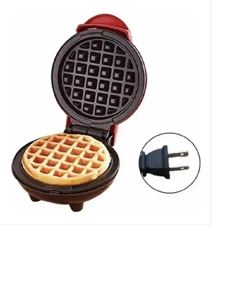 Mini Wafflera Electrica Antiadherente Gofrera 350w