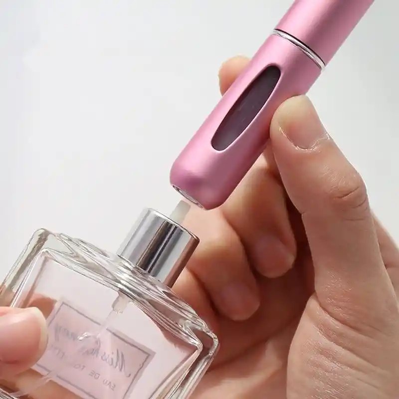 Perfumero Portatil De 5 Ml Recargable Rosado