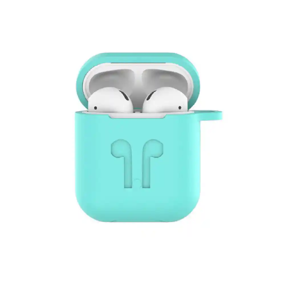 	 Estuche Funda Protector Para Apple Airpods 1 Y 2 En Tpu