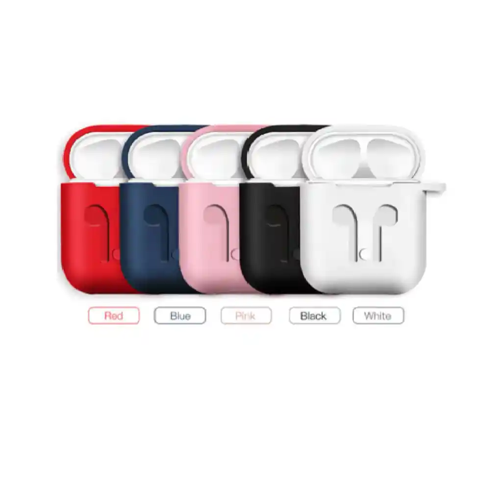 	 Estuche Funda Protector Para Apple Airpods 1 Y 2 En Tpu