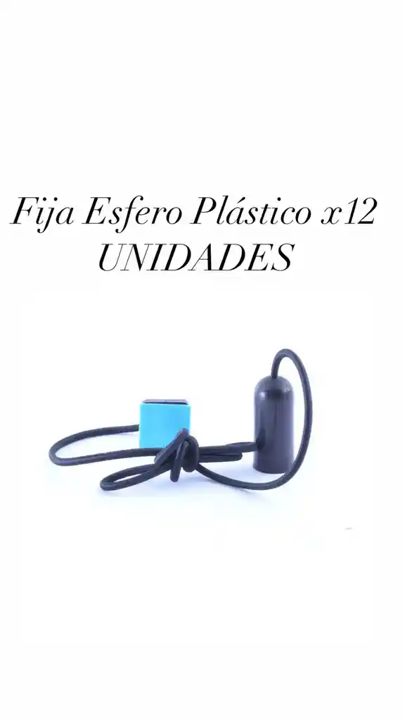 Fija Esfero Plástico X12 Unidades