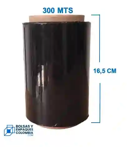 Vinipel 16,5cm X 300mts Negro Embalaje