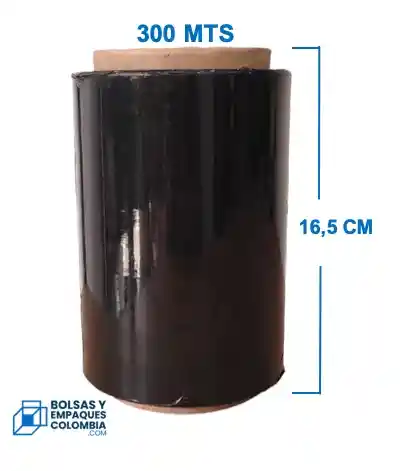 Vinipel 16,5cm X 300mts Negro Embalaje