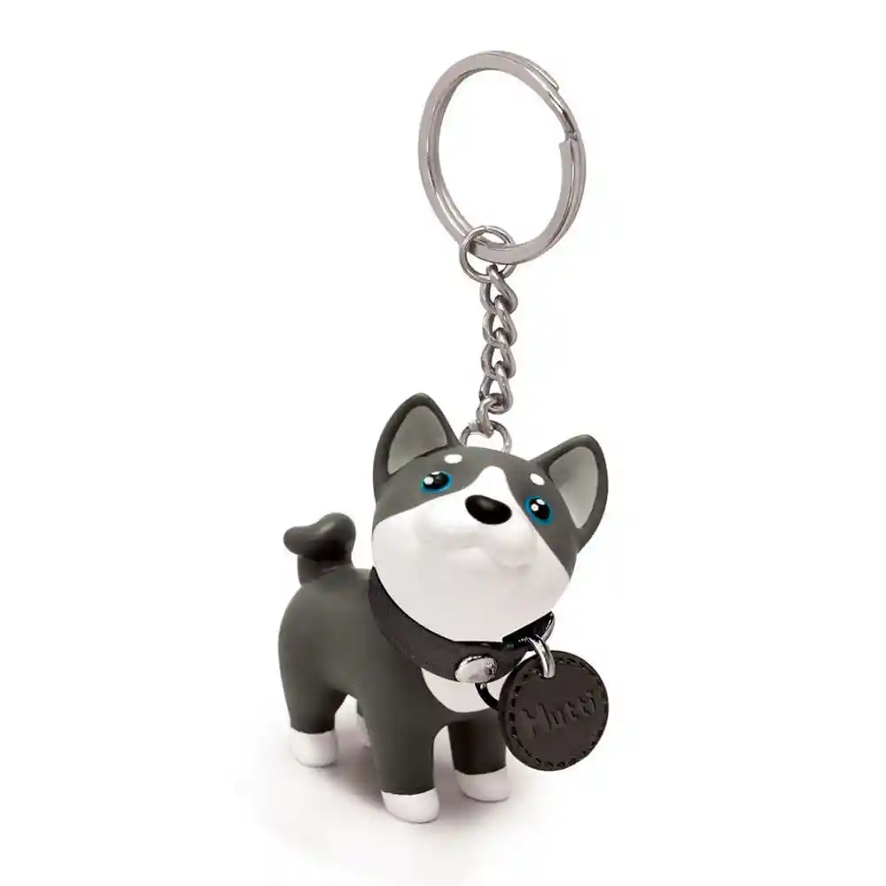 Llavero Perro Husky Lobo Para Regalo