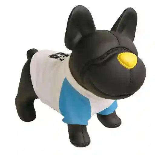 Alcancía Perro Bulldog Negro Para Regalo Y Decoración