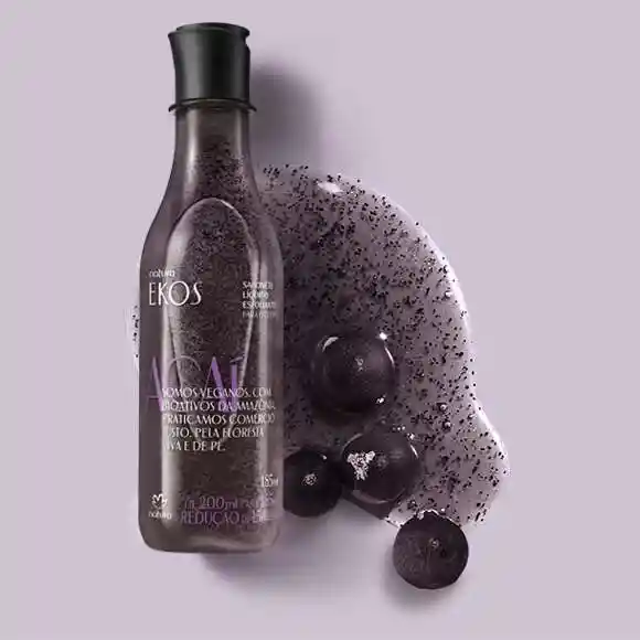 Jabón Líquido Exfoliante Acaí 200 Ml.