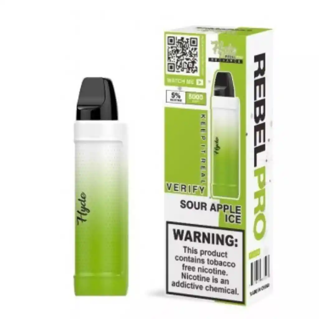 Vaporizador Hyde Sour Apple Ice 5000