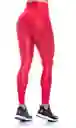 Leggings Metalizado Rojo -talla Única-