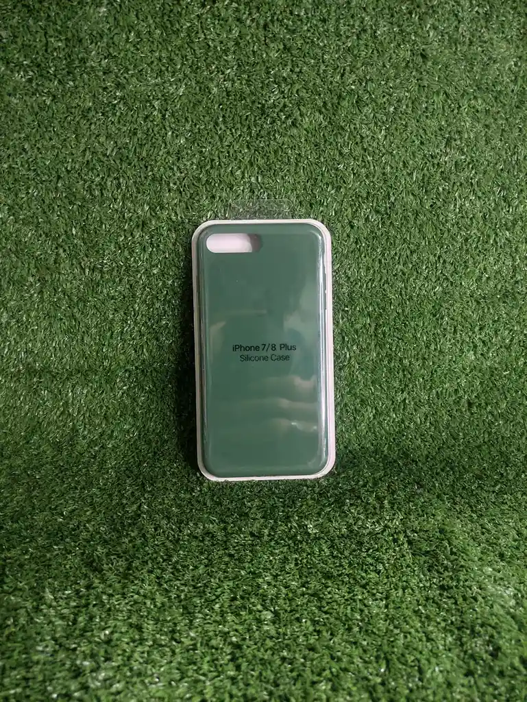 Iphone 8 Plus | Forro Protector| Silicone Case |verde Musgo| Iphone | Carcasa | Funda | Anti Humedad