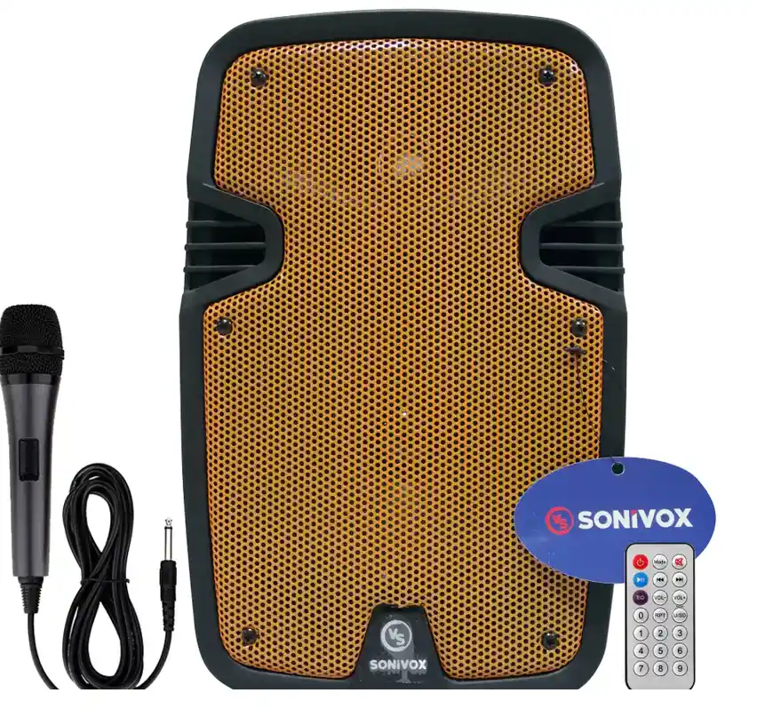 Cabina De Sonido Profesional Recargable 6.5 Sonivox