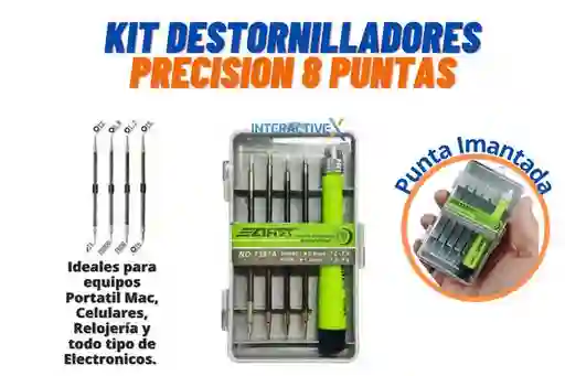 Kit Destornilladores Precisión Equipo Mac, Iphone, Celulares, Relojeria / Micro Destornilladores
