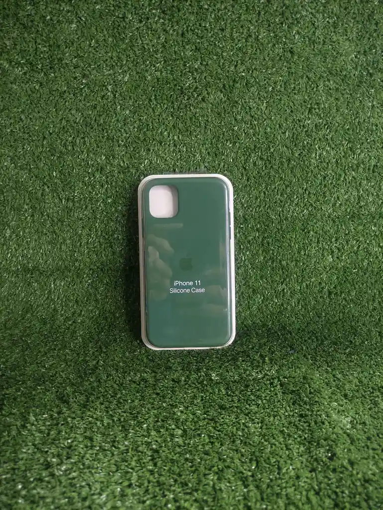 Iphone 11 | Forro Protector| Silicone Case |verde Pino |iphone| Carcasa | Funda | Anti Humedad