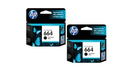 Combo Cartuchos De Tinta Hp 664 Negro Original X2