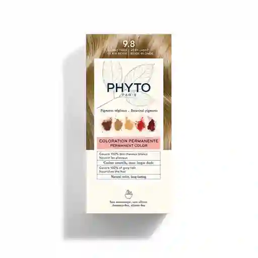 Tinte Phyto Color Kit Coloration 9.8 Rubio Muy Claro Beige