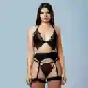 Talla 38/ Xl Conjunto Patricia Con Liguero Chantal
