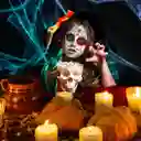 Maquillaje Temporal Catrina Mexicana Halloween Disfraz