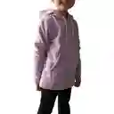 Hoodie Niños Algodon Percahado Con Capota Lila