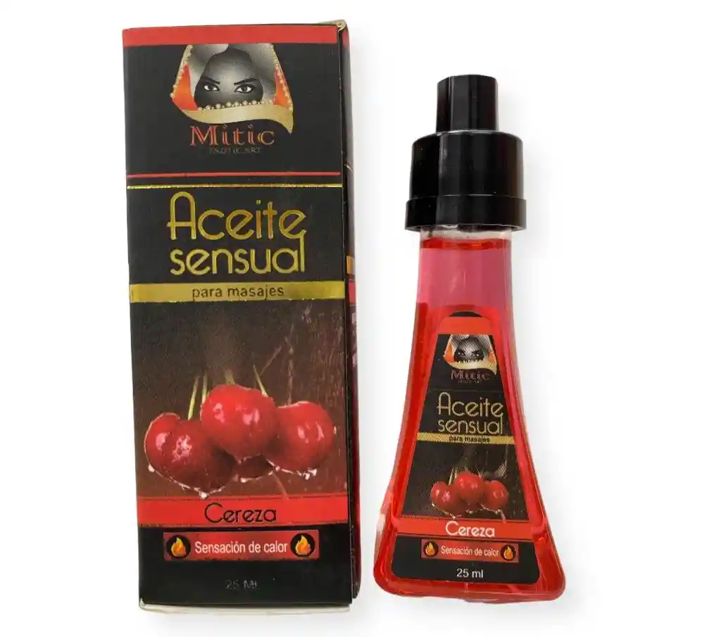 Aceite Sensual Para Masajes X 25ml - Cereza