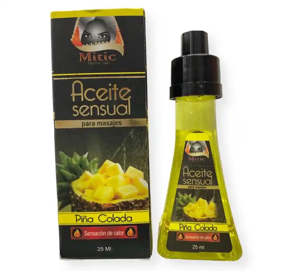 Aceite Sensual Para Masajes X 25ml - Piña Colada