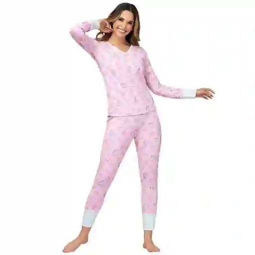 Pijama Estampada De Unicornio Capri M