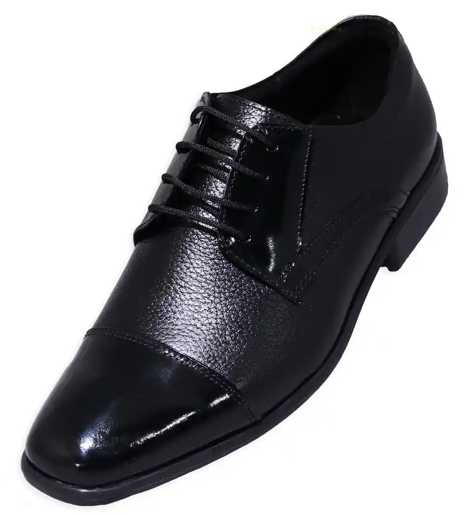 #39 Zapato Cuero Amarrar Hombre