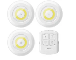 Juego De 3 Mini Lámparas Led Con Control Remoto