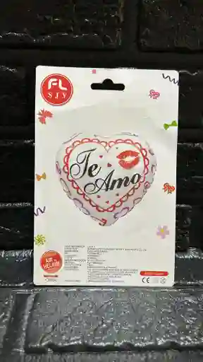 Globo Metalizado Corazon Te Amo