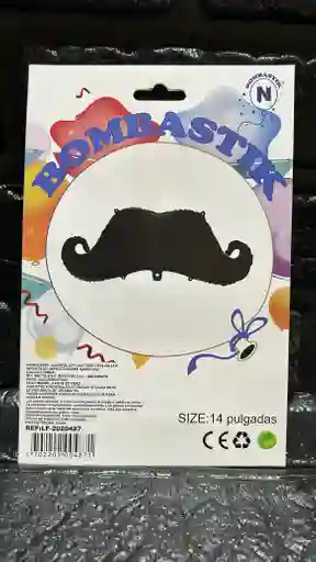 Globo Metalizado Bigote - Mostacho