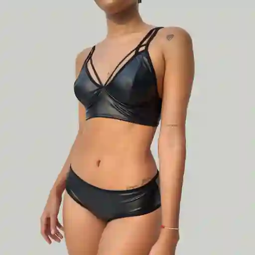 Talla 36/ L Conjunto Tulipán Black