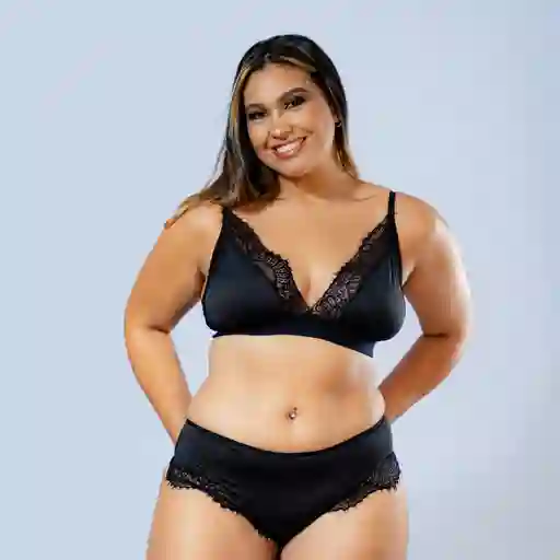Talla 36/ L Conjunto Maria Clara Negro