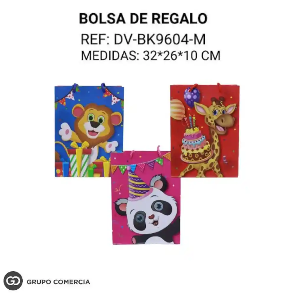 Bolsa De Regalo Para Niños 32*26*10cm Básica