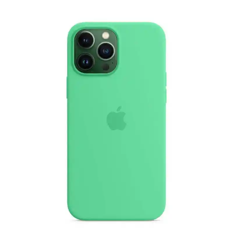 Estuche Silicona Iphone 14 Pro Agua Marina