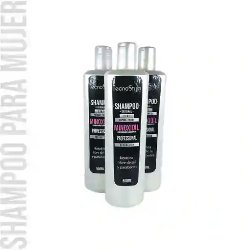 Shampoo Con Minoxidil Para Mujer X 500ml