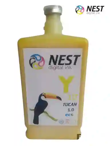 Nest Digital Tinta Eco Solvente Tucan X 1 Litro Yellow
