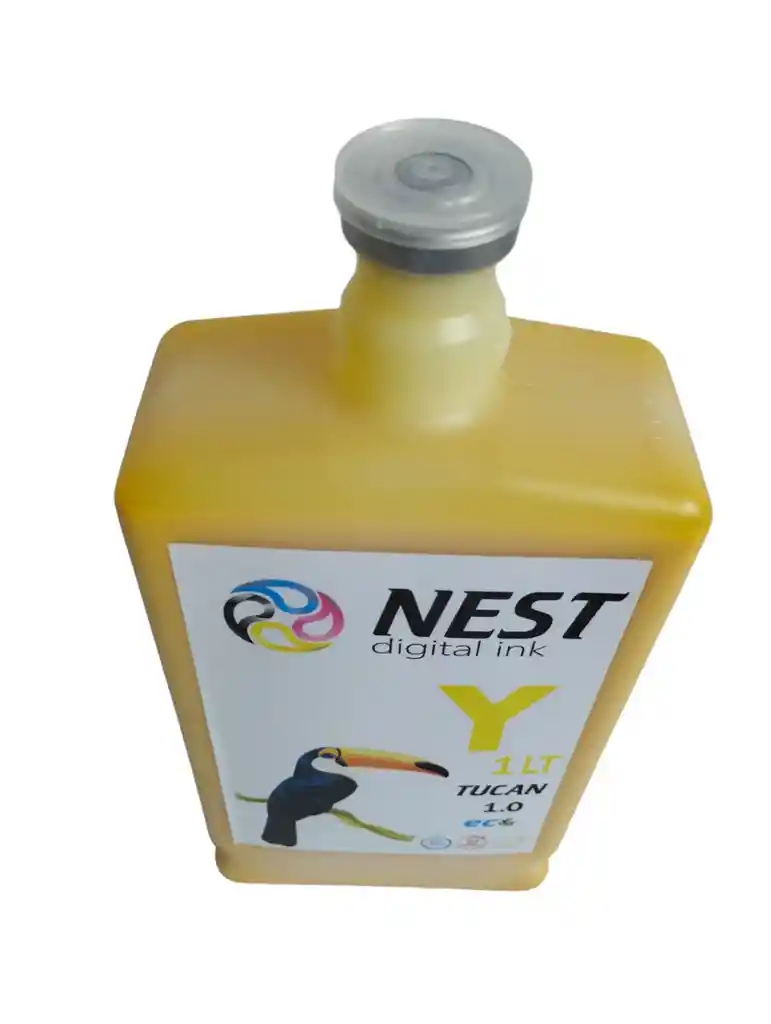 Nest Digital Tinta Eco Solvente Tucan X 1 Litro Yellow