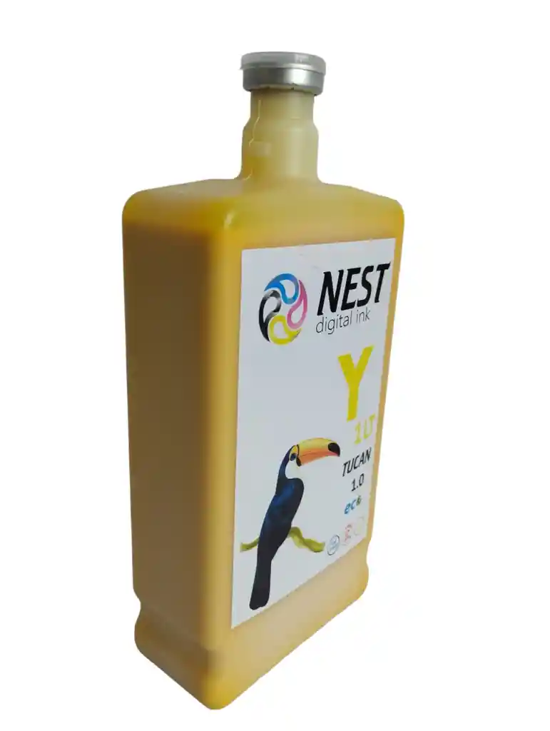 Nest Digital Tinta Eco Solvente Tucan X 1 Litro Yellow