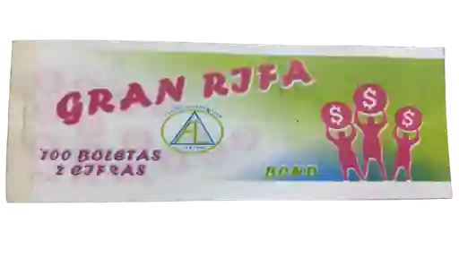 Talonario De Rifa