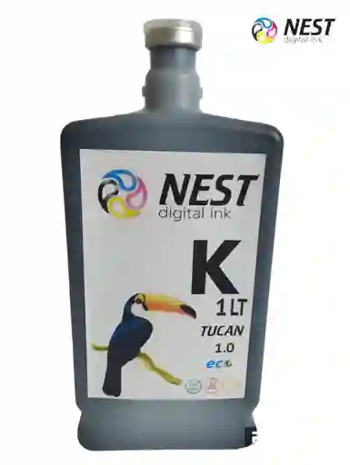 Nest Digital Tinta Eco Solvente Tucan X 1 Litro Black