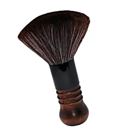 Brocha Talquera Madera Bambú Barbería Peluquería Lujo