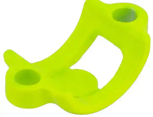 Abrazadera De Aluminio Amarillo Neon