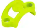 Abrazadera De Aluminio Amarillo Neon