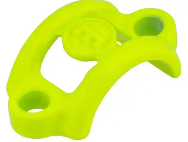 Abrazadera De Aluminio Amarillo Neon