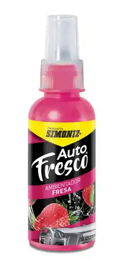 Ambientador Auto Fresco Fresa 100ml