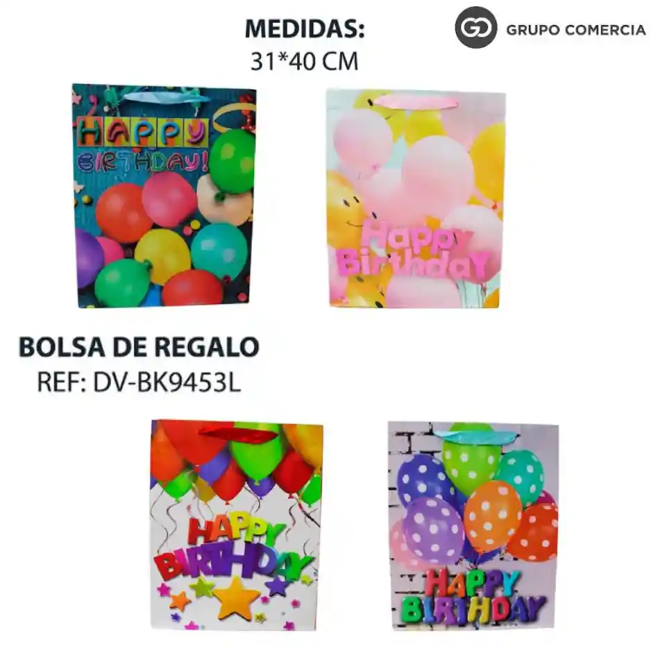 Bolsa Sorpresa 31*40 Cm Happy Birthday