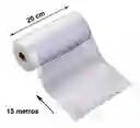 Rollo De Empaque Al Vacío De 20 Cm De Ancho X 15 Metros
